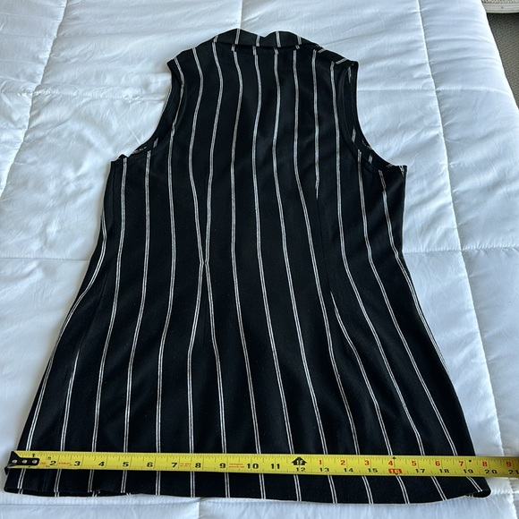 Vintage Black&White Striped Vest Dress - Picture 13 of 13